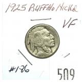 1925 Buffalo nickel