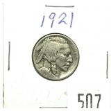 1921 Buffalo nickel