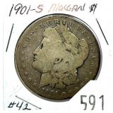 1901-S Morgan dollar