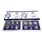 x2- 2003 Proof sets, -x2 sets, Sold by the piece,