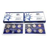 x2- 2003 Proof sets, -x2 sets, Sold by the piece,