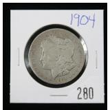 1904 Morgan dollar