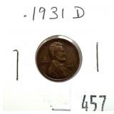 1931-D Lincoln cent