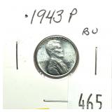 1943 Lincoln cent