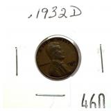 1932-D Lincoln cent