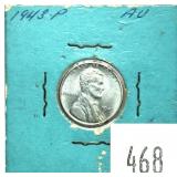 1943 Lincoln cent