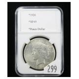 1926 Peace dollar, XF