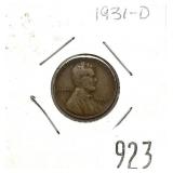 1931-D Lincoln cent