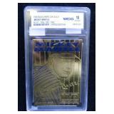 Mickey Mantle 1996 Bleacher 23Kt Gold Limited