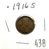1916-S Lincoln cent