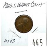 1920-S Lincoln cent