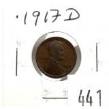 1917-D Lincoln cent
