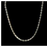 Sterling silver 18" rope chain necklace, new