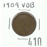 1909 VDB Lincoln cent