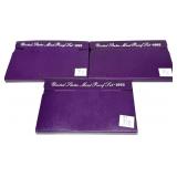 x3- 1992 Proof sets, -x3 sets, Sold by the piece,