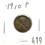 1910 Lincoln cent