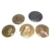 5- Presidential and Notable People table medals,