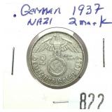 German 2 mark silver
