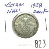 German 2 mark silver