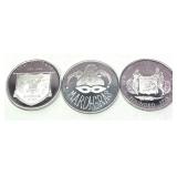 Lot of New Orleans tokens, 3 pcs.