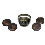 Lot of sterling jewelry, 3 pcs.