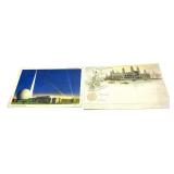 Lot of postcards, 2 pcs.