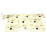 Lot of error coins, 10 pcs.