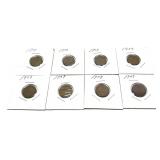 x8- 1909 Lincoln cents, -x8 cents, Sold by the