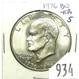 1976-S Eisenhower dollar, 40% silver