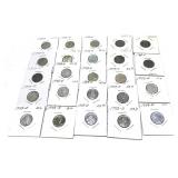 x24- 1943-D steel cents, -x24 cents, Sold by the