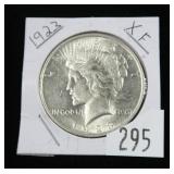 1923 Peace dollar, XF