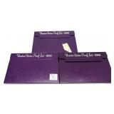 x3- 1986 Proof sets, -x3 sets, Sold by the piece,