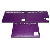 x3- 1990 Proof sets, -x3 sets, Sold by the piece,