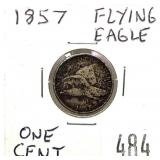 1857 Flying Eagle cent