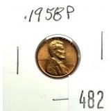 1958 Lincoln cent