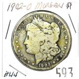 1902-O Morgan dollar