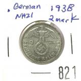 German 2 mark silver