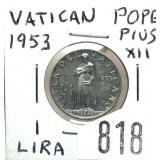 1953 Vatican lira