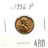 1956 Lincoln cent