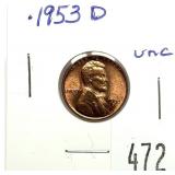 1953-D Lincoln cent
