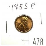 1955 Lincoln cent