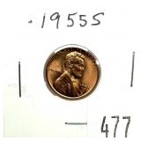 1955-S Lincoln cent
