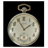 Gruen Verithin 17-jewel 12 size open face pocket