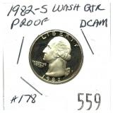 1982-S Proof quarter
