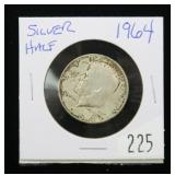 1964 Kennedy silver half dollar