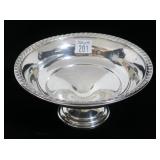 5.75" Stering weighted candy dish, 2.75" H.,