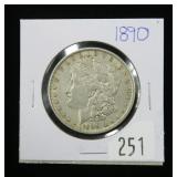 1890 Morgan dollar