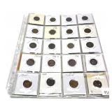 Lot of wheat cents, 40 pcs.