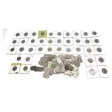 Lot of mixed date Jefferson nickels, 136 pcs.