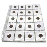Lot of wheat cents, 60 pcs.